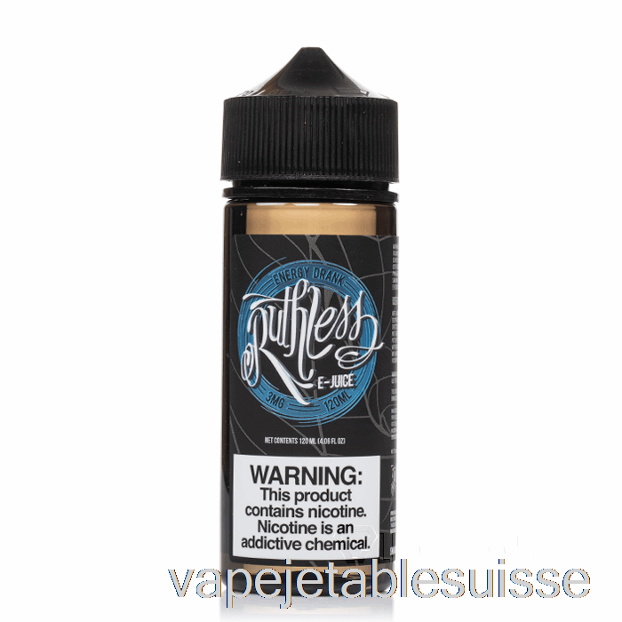 Vape Suisse Boisson énergétique - Vapeur Impitoyable - 120ml 0mg